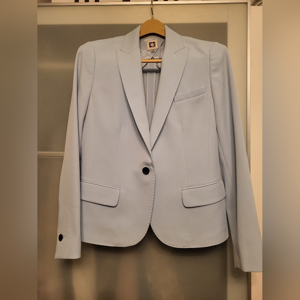 Anna Klein  jacket, light blue color, new, size 6